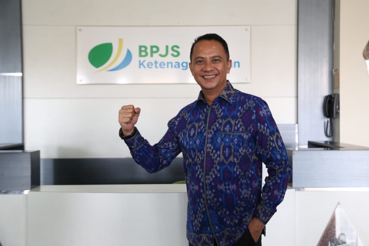 Deputi Direktur Wilayah BPJS Ketenagakerjaan Jawa Timur, Deny Yusyulian. 