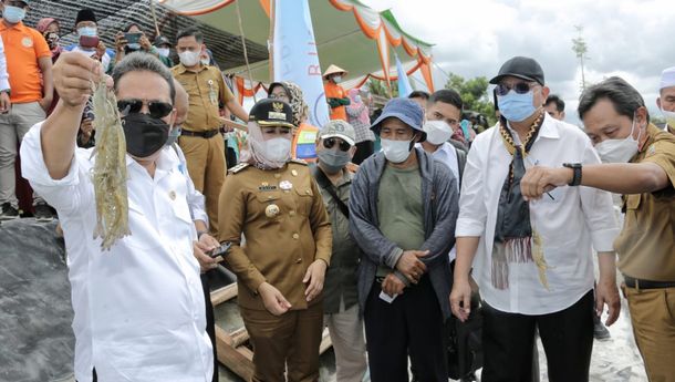 Menteri Kelautan dan Perikanan Dorong Lampung Kembangkan Tambak Modern