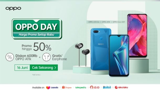 OPPO Day Kembali Digelar, Hadirkan Diskon 50 Persen