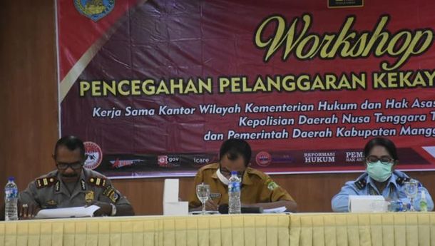 Kanwil Kemkumham NTT Gelar Workshop Edukasi Pencegahan Pelanggaran HKI