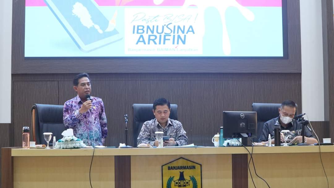 Ibnu-Arifin saat memimpin Rapat Koordinasi