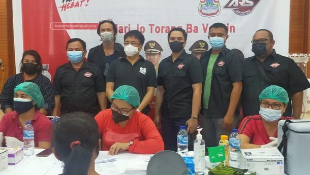 'Vaksinasi Hebat', Kolaborasi ARS Manado-BPMJ GMIM Anugerah Tingkulu 