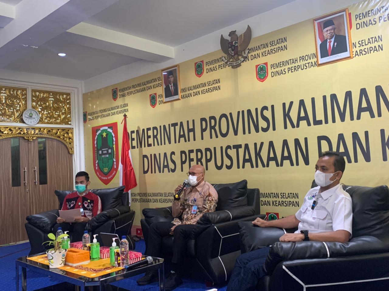 Kepala BNN Kalsel saat menjadi pembicara webinar peringatan HANI 2021
