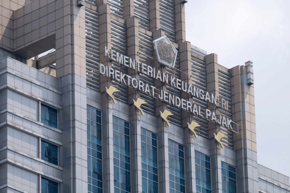 Ilustrasi kantor Direktorat Jenderal Pajak Kementerian Keuangan RI, di kawasan Gatot Subroto, Jakarta.