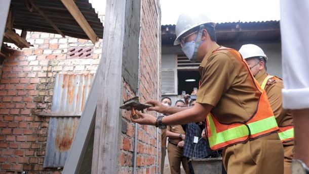 Bangunan Rumah Tak Layak Huni di Palembang Kini Gunakan Teknologi Ferosemen