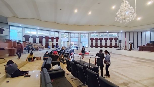 Kantor Baru DPRD Manado Terus Dibenahi