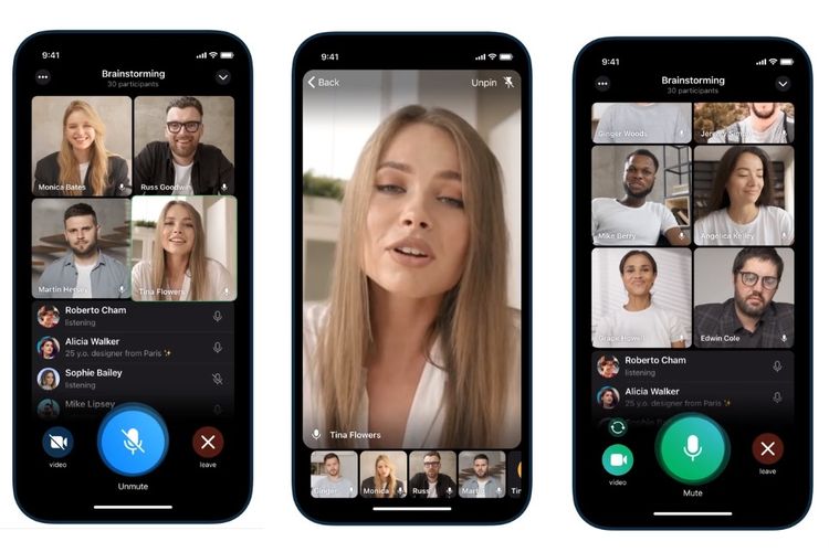 <p>Saingi WhatsApp, Telegram tambah fitur baru panggilan video grup hingga share screen seperti Google Meet/Telegram</p>
