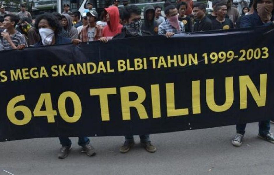 <p>Aksi unjuk rasa skandal megakorupsi Bantuan Likuiditas Bank Indonesia (BLBI) / Dok. Indonesia Corruption Watch</p>
