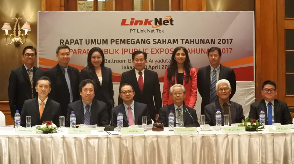 <p>Manajemen PT Link Net Tbk / Dok. Perseroan</p>
