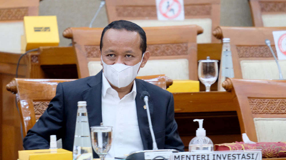 <p>Menteri Investasi/Kepala Badan Koordinasi Penanaman Modal (BKPM) Bahlil Lahadalia saat mengikuti rapat dengan komisi VI DPR RI, di kompleks Parlemen Senayan, Jakarta, Selasa, 8 Juni 2021. Foto: Ismail Pohan/TrenAsia</p>