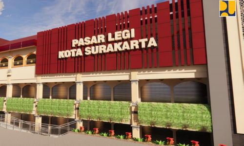 <p>Renovasi Pasar Legi dilakukan sejak 2020-2021 menggunakan Anggaran Pendapatan dan Belanja Negara (APBN) sebesar Rp104,3 miliar. PT PP Urban bertindak sebagai pelaksana konstruksi dan PT Yodya Karya (Persero) Wilayah 1 sebagai manajemen konstruksi. (Foto: Kementerian PUPR)</p>