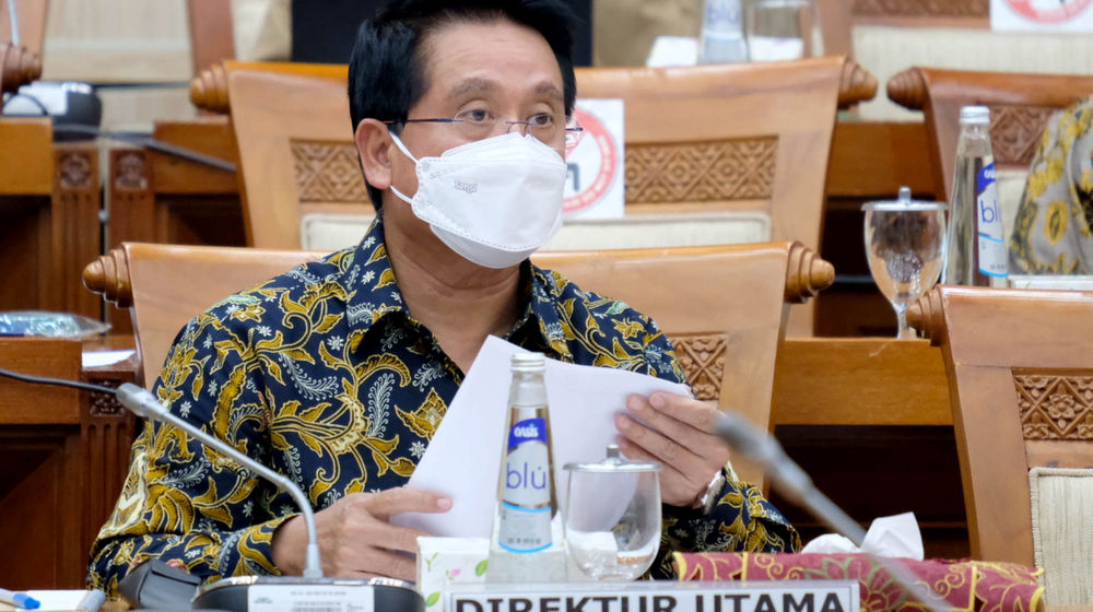 <p>Direktur Utama Bank Syariah Indonesia (BSI) Hery Gunardi saat menghadiri rapat dengar pendapat dengan Komisi VI DPR RI, di kompleks Parlemen Senayan, Jakarta, Senin, 14 Juni 2021. Foto: Ismail Pohan/TrenAsia</p>