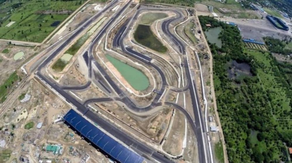 <p>Pembangunan Sirkuit Mandalika yang akan dipakai sebagai seri penutup WSBK 2021. Foto: Instagram @motogpmandalika</p>
