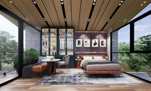 <p>Proyeksi interior unit type 2 (Standard) Cendana Parc Lippo Village dengan 3 kamar tidur. (Foto: Cendana Parc Lippo Village)</p>
