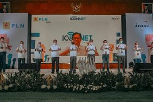 <p>Peluncuran layanan internet berbasis fiber optik  bernama ICONECT oleh PLN. / PLN</p>
