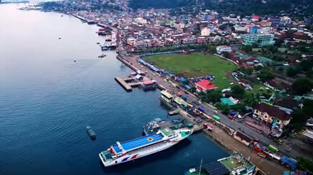 <p>Kawasan pelabuhan Ambon/Tangkapan layar Info Pagi</p>
