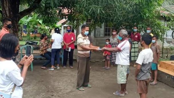 Satgas Covid-19 Desa Ondorea Barat Lakukan Siaran Keliling Sosialisasi PPKM dan Disiplin Prokes