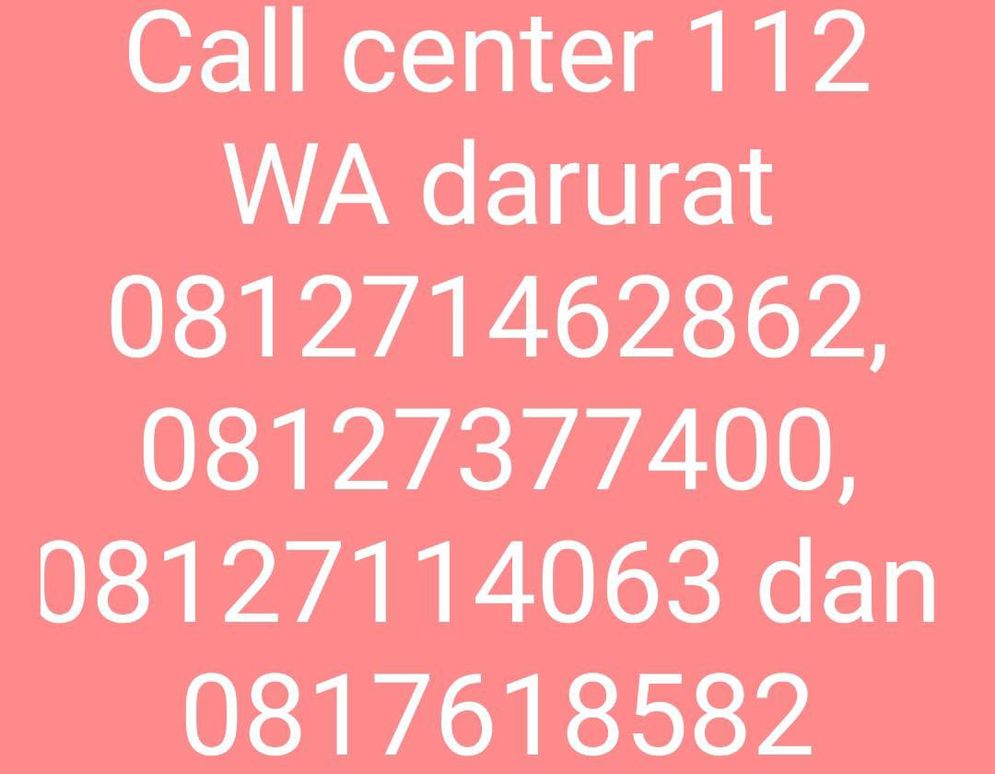 nomor darura Covid-19