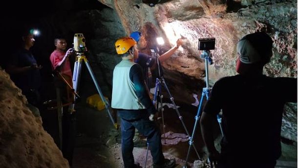 Lukisan Cadas di Gua Purba, Maros Rusak Parah Akibat Perubahan Iklim Global