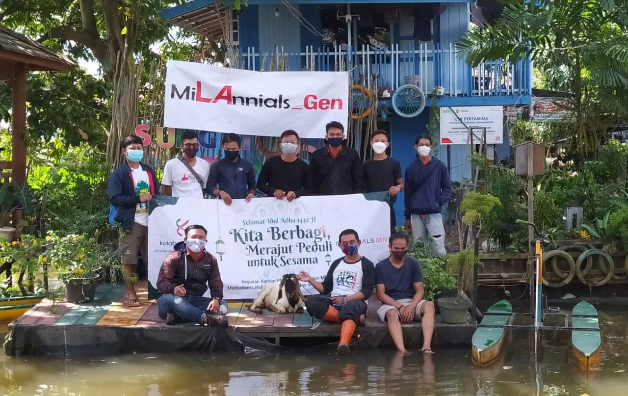 MiLAnnials Gen akan membagikan paket daging kurban pada momen Idul Adha 1442 H dengan menggunakan sepeda air. Pembagian paket daging kurban ini rencananya akan dilakukan pada Rabu (21/7/2021).