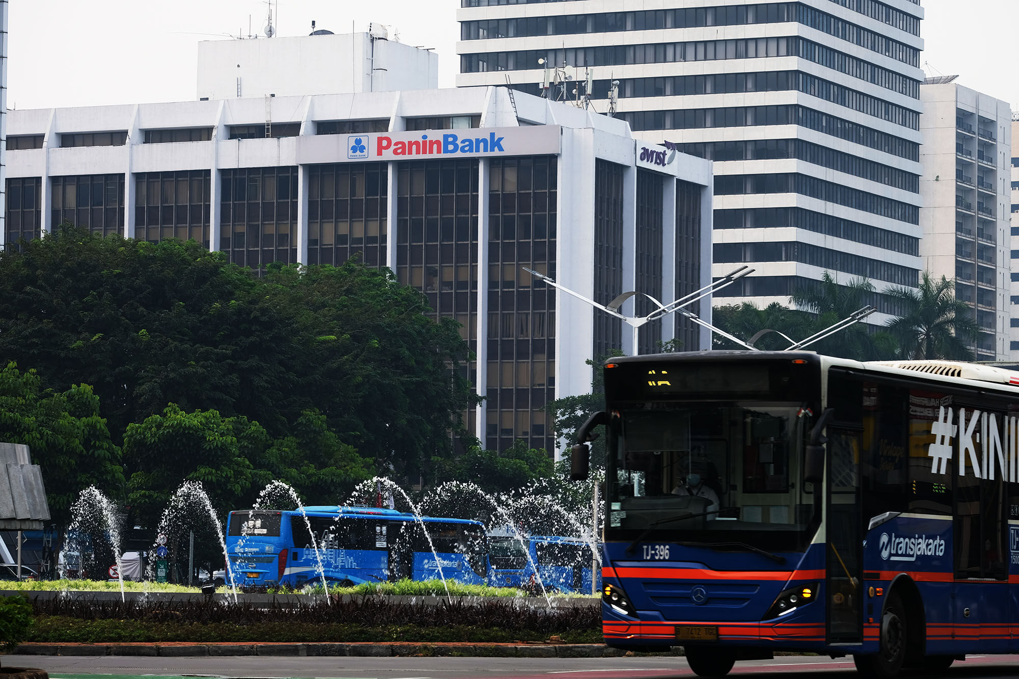 Kantor Pusat Panin Bank di kawasan Senayan, Jakarta. Foto: Ismail Pohan/TrenAsia