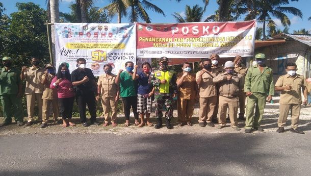 Satgas Covid-19 Desa Lolo Ole, Sumba Barat Daya, Gencar Edukasi Soal PPKM