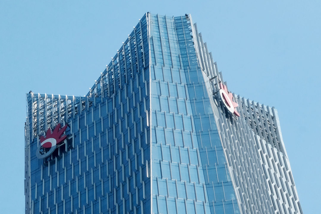 Gedung kantor Telkom di kawasan Gatot Subroto, Jakarta. Foto: Ismail Pohan/TrenAsia