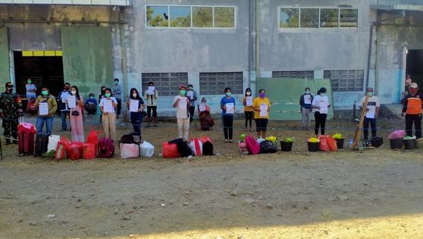 Puji Tuhan , 11 Warga Nelle Yang Terkena Covid-19 Sehat dan Kembali ke Rumah