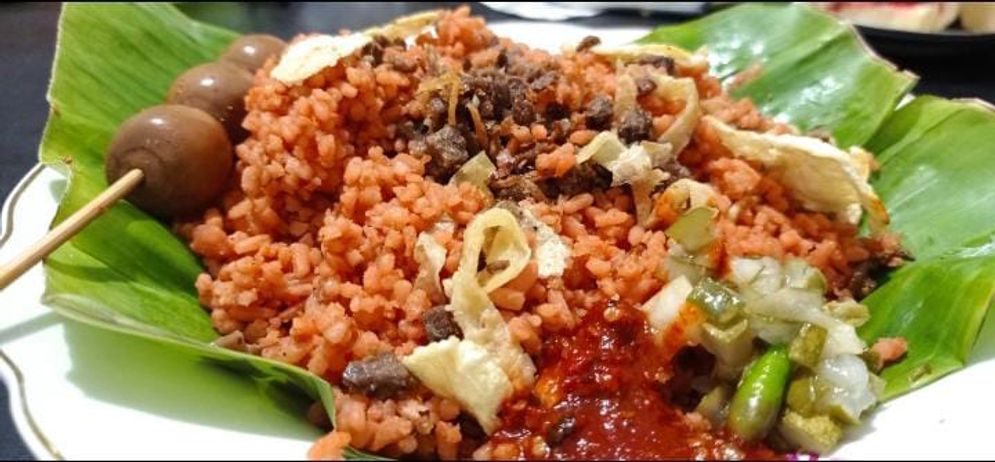 nasi merah palembang