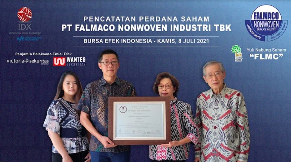 <p>IPO PT Falmaco Nonwoven Industri Tbk (FLMC) / Dok. BEI</p>
