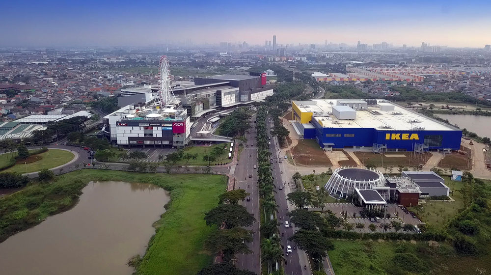 Kawasan Jakarta Garden City milik PT Modernland Realty Tbk (MDLN). / Dok. Modernland Realty