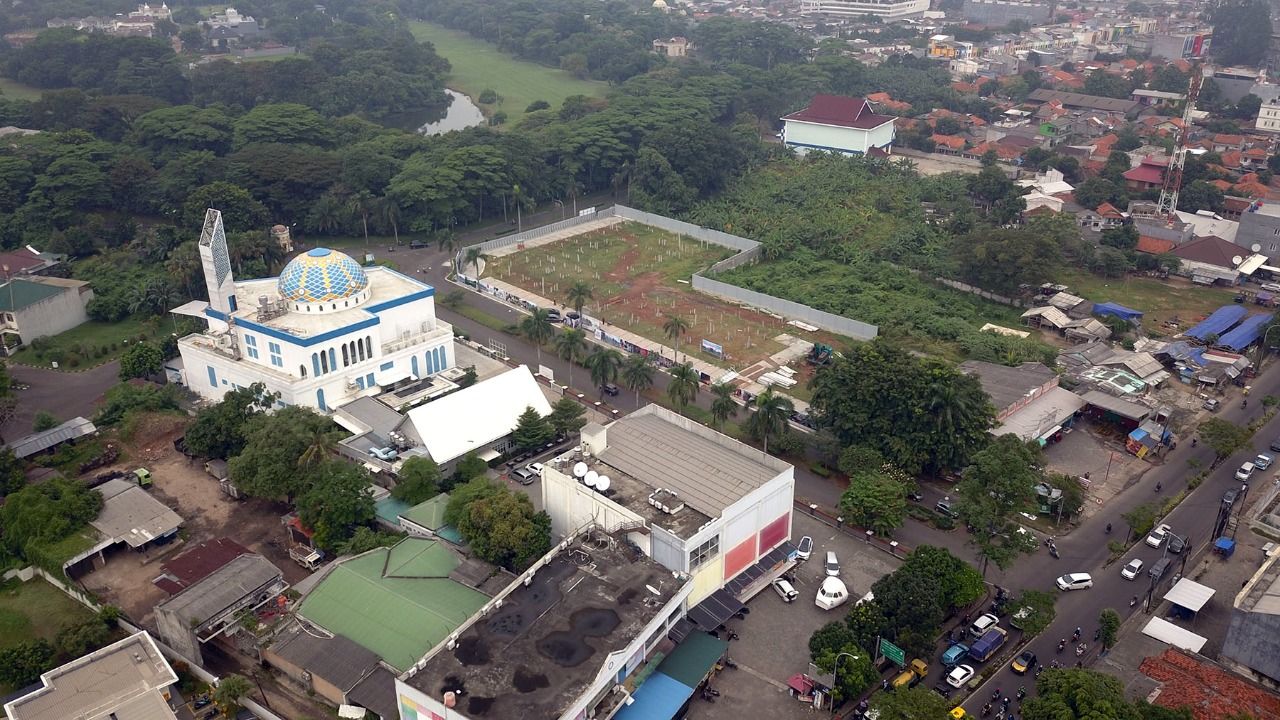 <p>Lahan yang akan dipakai untuk membangun Ruko Golf Boulevard Commercial Park di Kota Modern, Tangerang. Foto: Modernland Realty Tbk</p>
