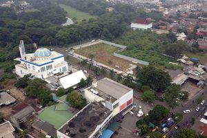 <p>Lahan yang akan dipakai untuk membangun Ruko Golf Boulevard Commercial Park di Kota Modern, Tangerang. Foto: Modernland Realty Tbk</p>
