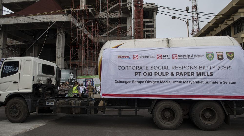 <p>Donasi oksigen yang diberikan Grup Sinar Mas. (Foto: Sinar Mas)</p>