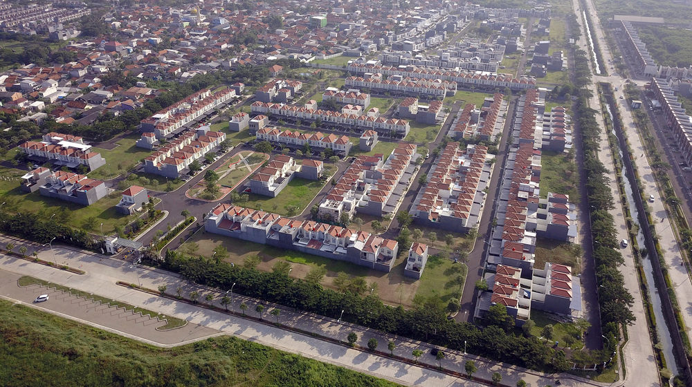 <p>Progress pembangunan Cluster La Seine Jakarta Garden City, proyek milik PT Modernland Realty Tbk, di Cakung, Jakarta Timur. / Dokumentasi Modernland Realty</p>
