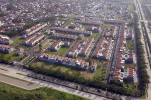 <p>Progress pembangunan Cluster La Seine Jakarta Garden City, proyek milik PT Modernland Realty Tbk, di Cakung, Jakarta Timur. / Dokumentasi Modernland Realty</p>
