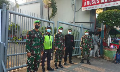 <p>Suasaran pintu masuk Plaza Kenari Mas yang menjalankan program PPKM Darurat, Rabu, 7 Juli 2021. / Istimewa</p>
