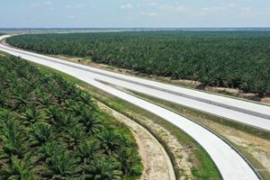 <p>Pengerjaan salah satu ruas Tol Binjai-Langsa oleh PT Hutama Karya (Persero). Foto: Hutama Karya</p>

