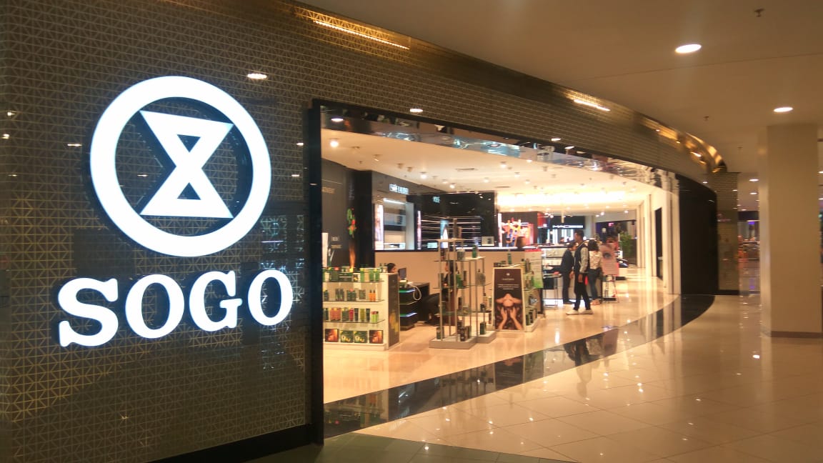 SOGO Kelapa Gading, salah satu ritel department store di bawah PT Mitra Adiperkasa Tbk (MAPI). Foto: sogo.co.id