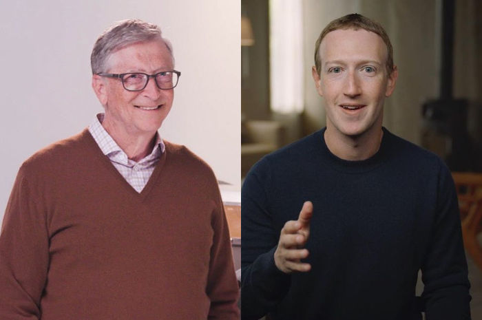 Bill Gates dan Mark Zuckerberg