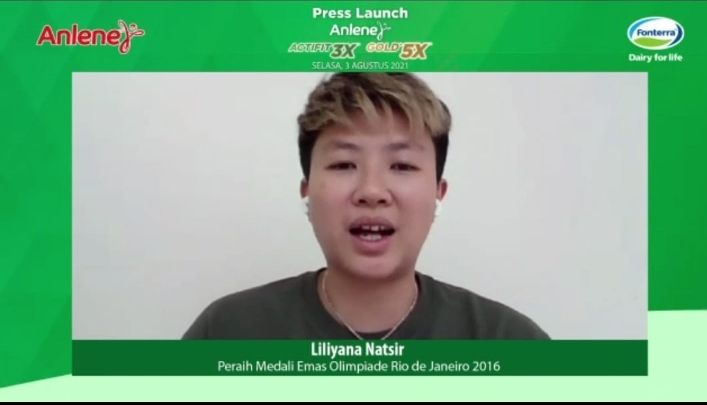 Liliyana Natsir saat pertemuan virtual