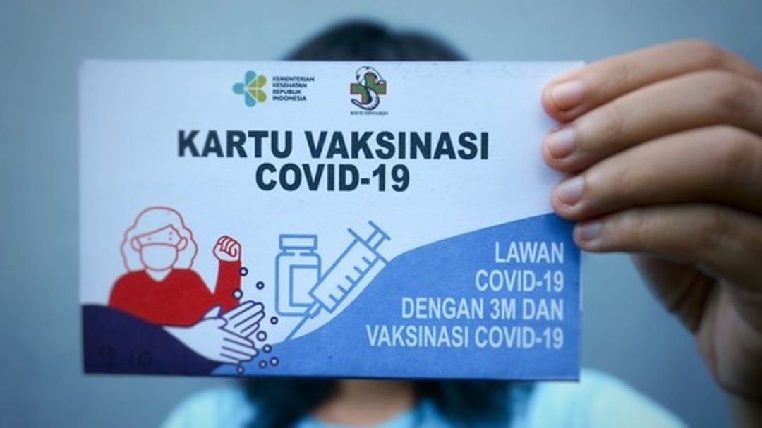 Sertifikat vaksin Covid-19.