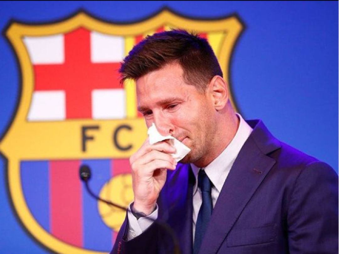 Megabintang sepak bola asal Argentina Lionel Messi pindah ke raksasa Ligue 1 Prancis Paris Saint-Germain (PSG) dari FC Barcelona dengan kontrak setengah triliun rupiah. / Istimewa