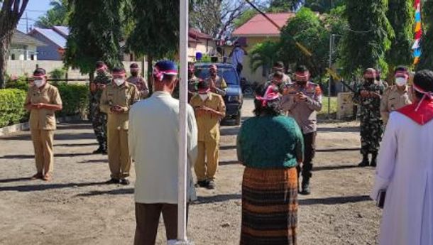 Polsek Kewapante Gelar Doa Bersama Tiga Agama