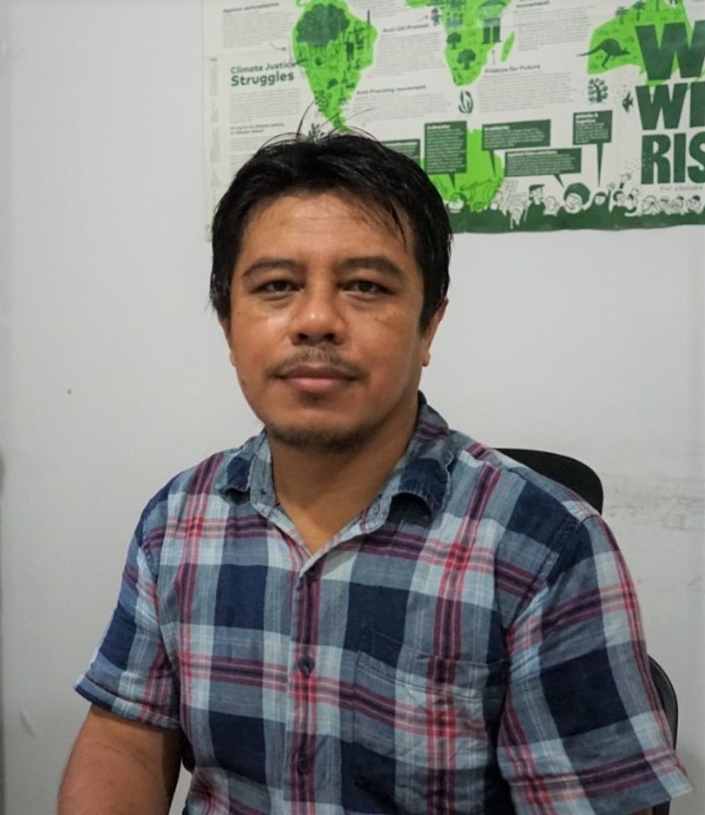 Koordinator AEER Pius Ginting