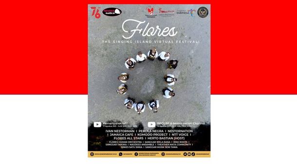 Merdeka! Ayo Meriahkan HUT RI ke-76 dengan Bergabung di “Flores The Singing Island Virtual Festival."