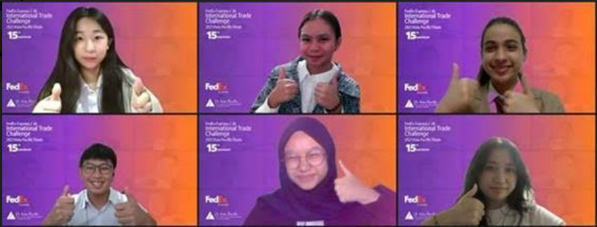 Para pemenang FedEx Express/JA International Trade Challenge 2021