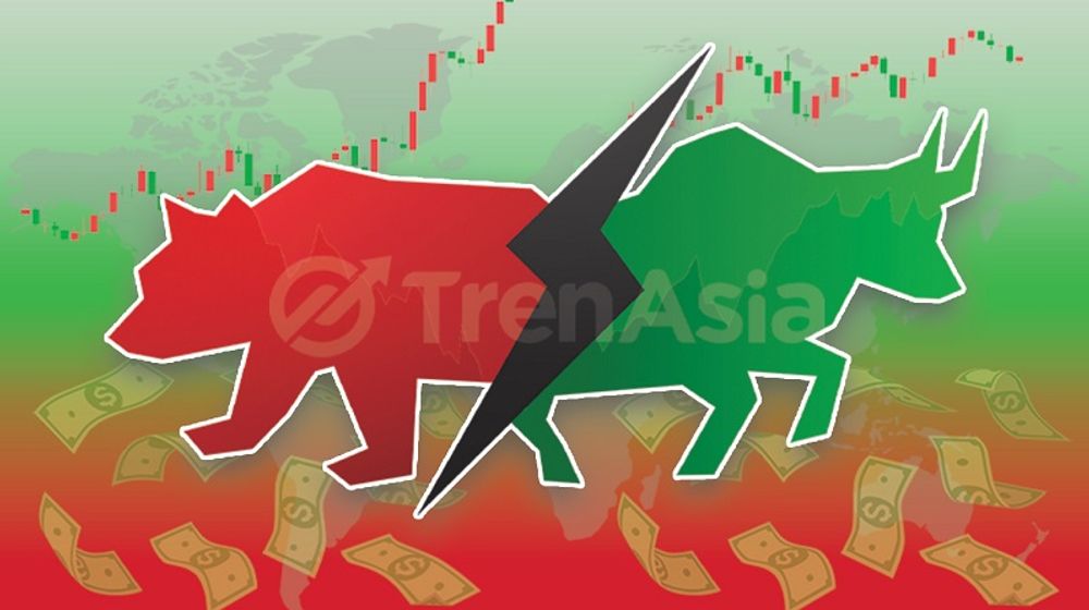 Ilustrasi pergerakan IHSG dan obligasi di pasar modal