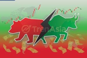 Ilustrasi pergerakan IHSG dan obligasi di pasar modal 