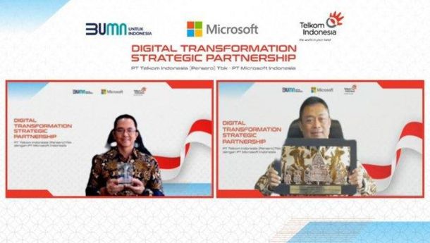 Telkom-Microsoft Kolaborasi Percepat Transformasi Digital